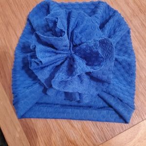 Newborn girls baby turban hat